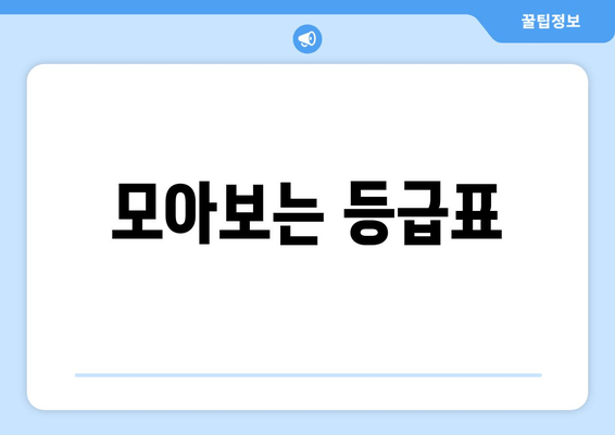 모아보는 등급표