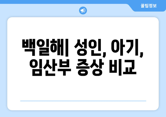 백일해 증상| 성인, 아기, 임산부 증상 비교 가이드 | 백일해, 기침, 감염, 예방