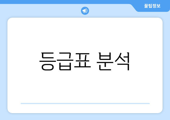 등급표 분석