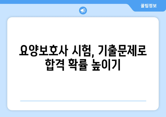 요양보호사 시험 대비| 기출문제 풀이와 답안 모의고사 | 합격 전략 완벽 가이드