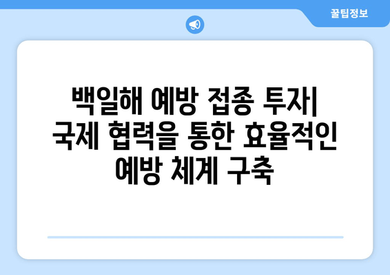 백일해 예방 접종| 국가별 예산 투자 현황 비교 분석 | 백일해, 예방 접종, 예산, 투자, 비교, 분석, 국가별