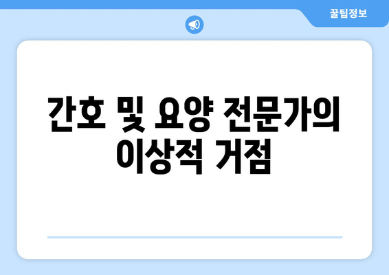 간호 및 요양 전문가의 이상적 거점