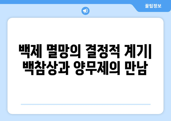 백참상과 양무제, 남북 분열에 미친 영향| 역사적 사건 분석 | 백제, 고구려, 남북국 시대, 역사