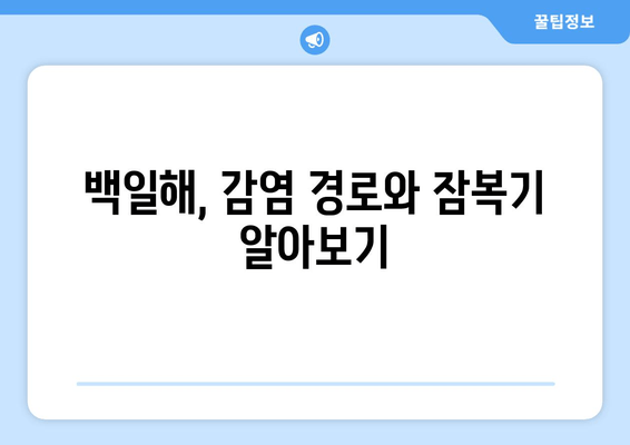 백일해, 증상부터 예방까지 완벽 가이드 | 백일해 증상, 검사, 예방접종, 잠복기, 전파 경로