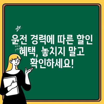 자동차보험 운전자 1인 추가, 경험별 할인 혜택 알아보기 | 보험료, 할인율, 추가 운전자