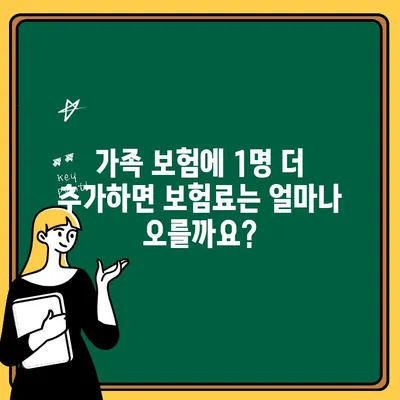 가족 자동차보험 1인 추가, 비용과 혜택 알아보기 | 보험료 변화, 추가 보장, 할인 팁