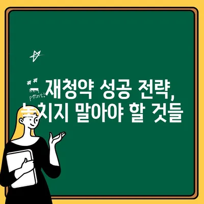 청약취소 후 주택 청약, 왜 다시 해야 할까요? | 청약 전략, 재청약, 당첨 확률