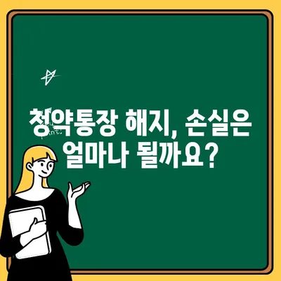 주택청약통장 해지, 이럴 땐 해야 할까요? | 해지 가이드, 주택청약, 청약통장, 해지 조건, 손실