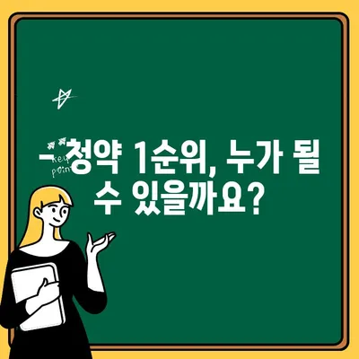 주택청약 1순위 조건 완벽 정리| 내 집 마련, 이제 시작하세요! | 청약 자격, 우선순위, 가점 계산, 지역별 정보