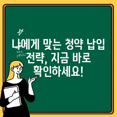 주택청약제도 개편, 납입 인정 한도 변화와 나에게 유리한 전략 | 청약 가이드, 납입 최적화, 당첨 확률 높이기