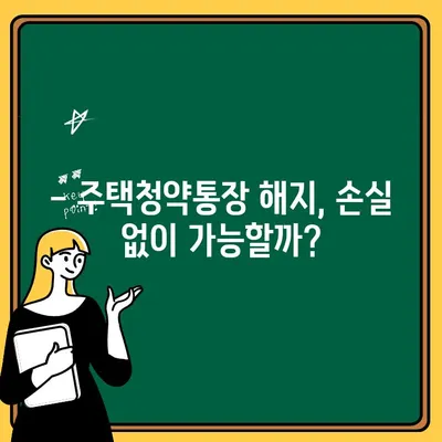 주택청약통장 해지, 청약금리 손실 없이 해지하는 방법 | 주택청약, 청약금리, 해지, 주의사항