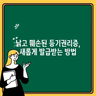 등기권리증 재발급, 이렇게 하면 됩니다! | 분실, 훼손, 재발급 절차, 필요 서류, 비용 안내