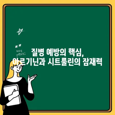 아르기닌과 시트룰린| 건강한 노화와 질병 예방을 위한 잠재력 | 아미노산, 건강, 노화 방지, 면역력 강화