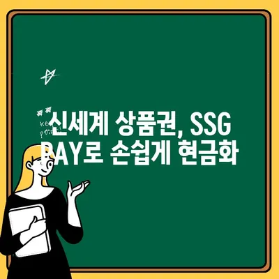 신세계 상품권, SSG PAY로 현금으로 바꾸는 방법 | 신세계 상품권 현금화, SSG PAY 현금 출금, 상품권 현금 교환