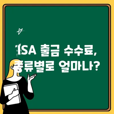 ISA 계좌 출금 완벽 가이드| 수수료 & 중개형 유형 주의! | ISA, 출금, 수수료, 중개형, 가이드