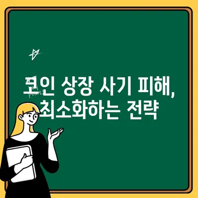 코인 상장 사기 피해, 인출·출금 불가 시 대처 방법| 손실 최소화 & 대응 전략 | 가상자산, 사기, 피해구제, 법률