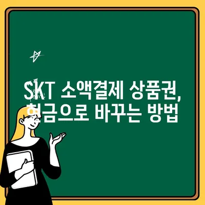 SKT 소액결제 상품권 현금화 & 출금 한도| 사용법 완벽 가이드 | 현금화 방법, 출금 제한, 주의 사항