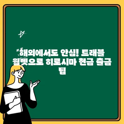 트래블 월렛으로 히로시마에서 현금 찾기| 간편하고 안전한 출금 방법 | 일본 여행, 해외 결제, 여행 팁