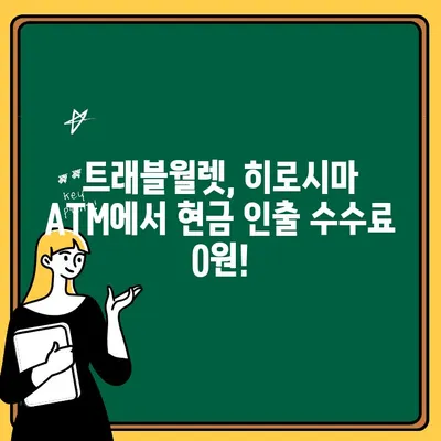 트래블월렛으로 일본 히로시마 ATM에서 돈 뽑는 꿀팁| 수수료 0원, 간편하게! | 일본 여행, 해외 ATM, 환전 팁