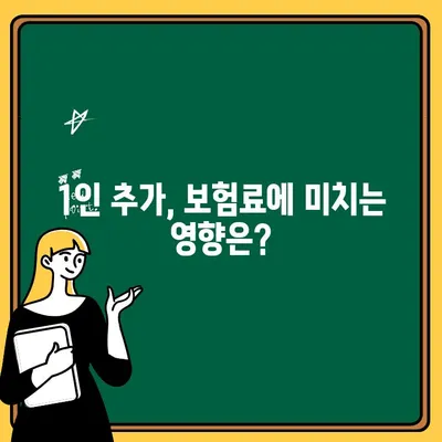 교통사고 보험 합의 후, 1인 추가 보험료는 얼마? | 보험료 계산, 확인 방법, 팁