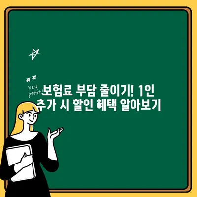 자동차보험 1인 추가, 얼마나 비싸질까요? | 비용 계산 & 최적화 방법