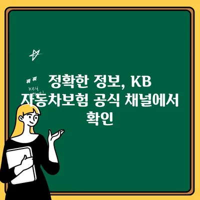 KB 직접 자동차보험 전화번호 확인| 정확한 정보 얻는 방법 | 보험 문의, 고객센터, 상담, 가입