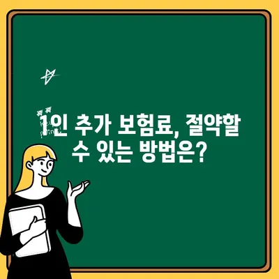 자동차보험 1인 추가 보험료 비교|  내 차 보험료 얼마나 오를까? | 보험료 계산, 1인 추가, 비교견적, 자동차 보험