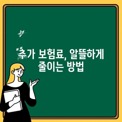 자동차보험 대물, 상해 1인 추가 방법| 간편하게 알아보세요 | 보험료 계산, 추가 보험료, 절차