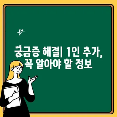 자동차보험 대물, 상해 1인 추가 방법| 간편하게 알아보세요 | 보험료 계산, 추가 보험료, 절차