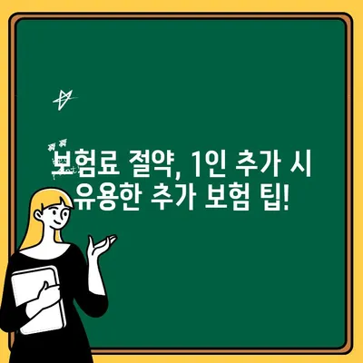 자동차 보험 1인 추가| 비용, 절차, 혜택 완벽 가이드 | 보험료 변화, 1인 추가 방법, 추가 보험 팁