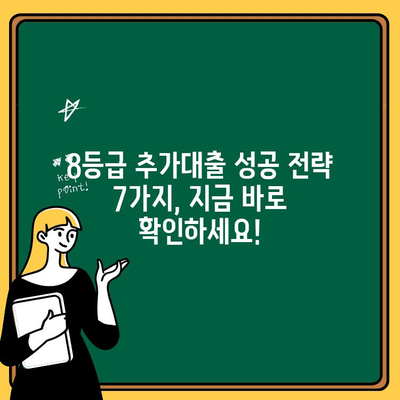 기대출 4000만원, 신용등급 8등급에도 가능할까? 추가대출 성공 전략 7가지 | 신용대출, 추가대출, 대출 가능성, 8등급 대출