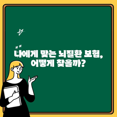 뇌질환 보험, 어렵지 않아요! | 쉽고 빠르게 알아보는 가이드