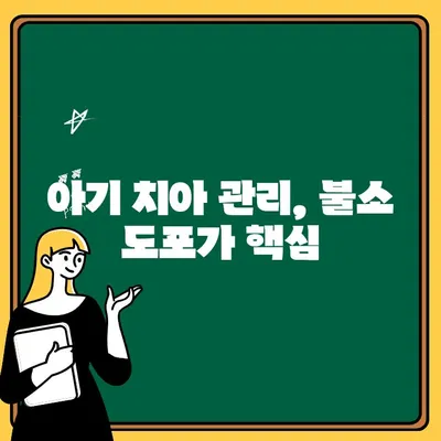 아기 치아 건강 지키는 필수 지침| 불소 도포의 중요성 | 불소 도포, 아기 치아, 치아 관리, 구강 건강