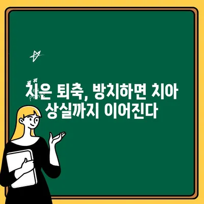 치은 퇴축, 장기적인 영향은? | 치아 건강, 잇몸 질환, 치과 치료, 예방법