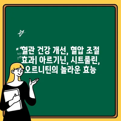 아르기닌, 시트룰린, 오르니틴| 효능과 부작용 완벽 가이드 | 운동, 건강, 영양