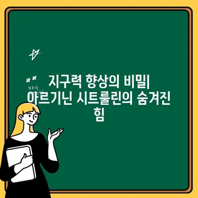 아르기닌 시트룰린 복합체| 운동 전 부스터 효과, 과학적으로 증명된 효능 | 운동 성능 향상, 근육 회복, 지구력 강화