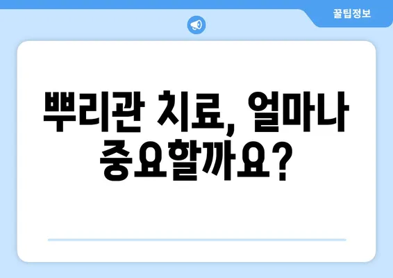 외상 치아, 뿌리관 치료가 꼭 필요한 이유 | 치아 손상, 치료 시기, 뿌리관 치료의 중요성