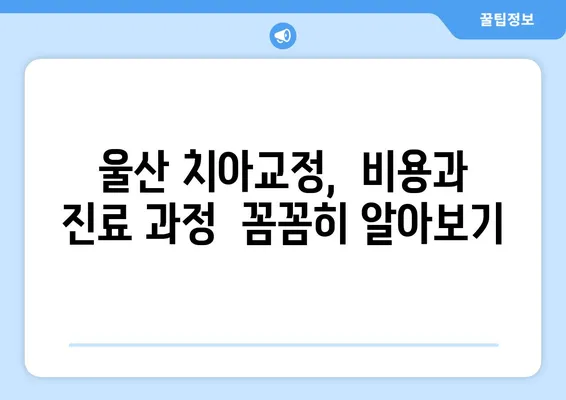 울산 치아교정, 나에게 맞는 방법 찾기| 절차와 방식 완벽 가이드 | 치아교정, 울산 치과, 교정 전문의, 비용