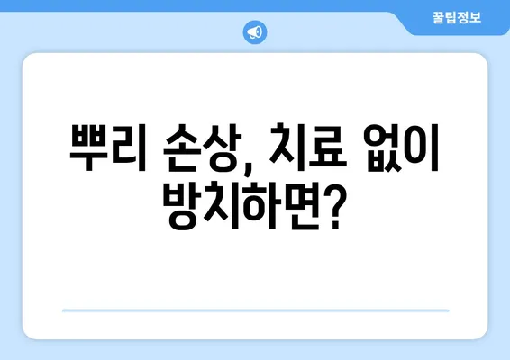 치아 뿌리 손상| 원인과 치료, 그리고 복구의 길 | 치과 치료, 뿌리 치료, 신경 치료, 치아 건강