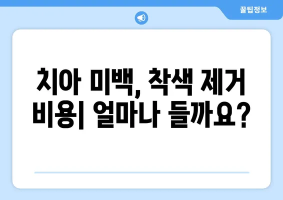 치아 미백, 착색 제거 비용 & 절차 완벽 가이드 | 치아 미백, 착색 제거, 치과, 비용,  절차, 가격