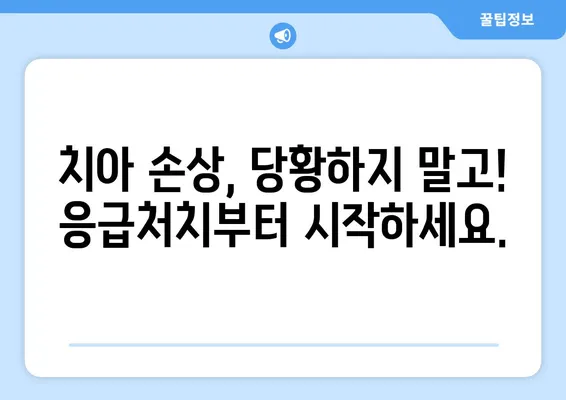 광교 치과 전문의가 알려주는 치아 손상, 이렇게 대처하세요! | 치아 손상, 응급처치, 치과 진료, 치아 관리